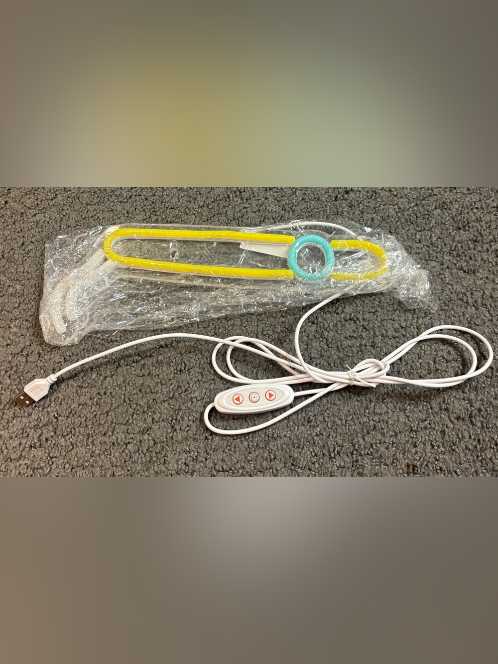 Neon LED Light Up Sign Safety Pin Baby Shower 11.5” New